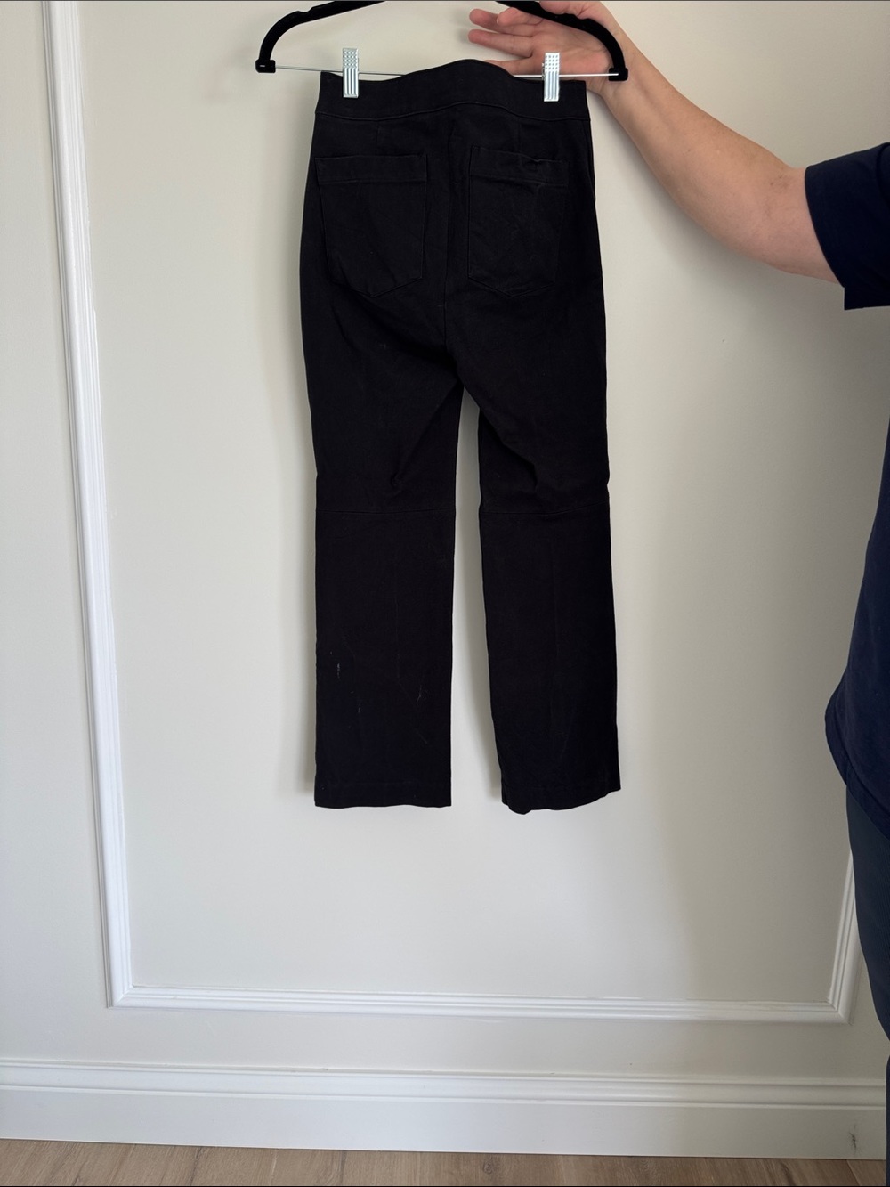 SPANX Women’s Black Straight-Leg Dress Pants - Picture 2 of 2